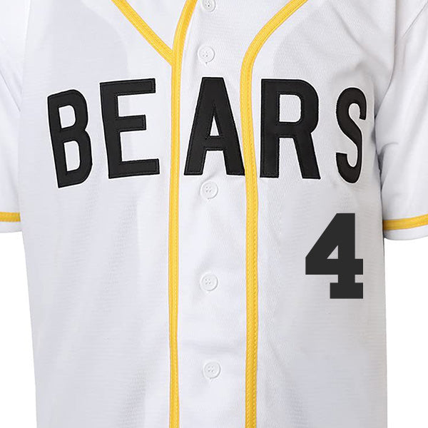 Timmy Lupus #4 Bad News Bears Jersey for Adult and Youth front