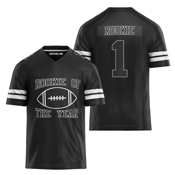 Black Rookie of The Year Football Jersey