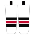 Clark Griswold White Black And Red Ice Hockey Socks thumbnail