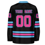 custom-black-miami-vice-hockey-jersey-back-for-youth-and-toddler thumbnail