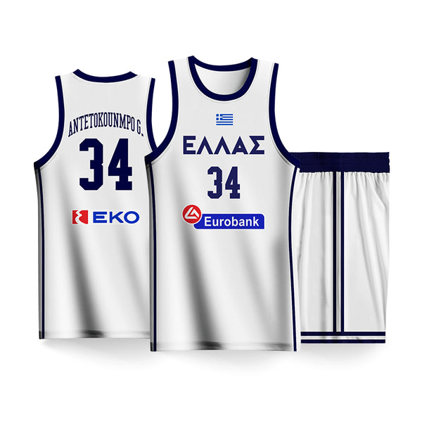 Giannis Antetokounmpo Greece National Team Jersey