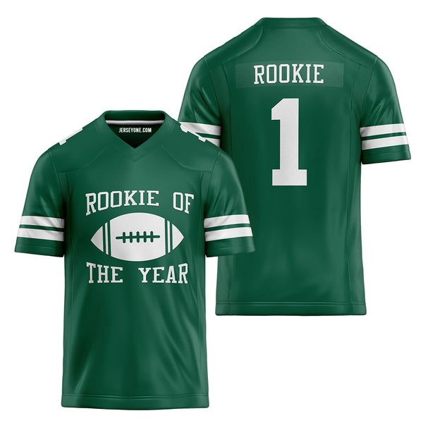 Green Rookie of The Year Football Jersey