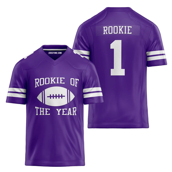 Purple Rookie of The Year Football Jersey