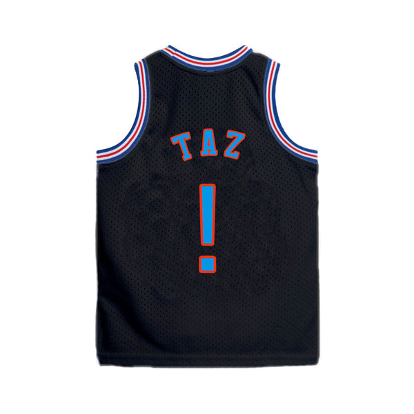 Black Youth Taz Space Jam Tune Squad Jersey for Youth/Kids/Toddler