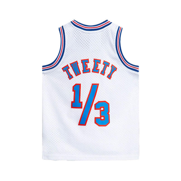 Youth Tweety 1/3 Space Jam Tune Squad Jersey for Youth/Kids/Toddler