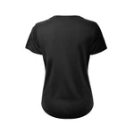 Women's Blank Black Baseball Jersey