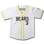 kelly leak #3 white bad news bears baseball jersey for men  front thumbnail