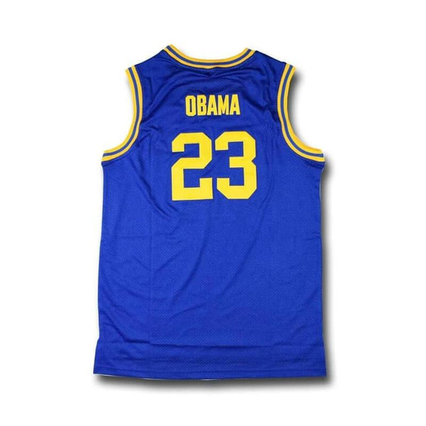 Barack Obama Punahou High School Basketball Jersey Jersey One