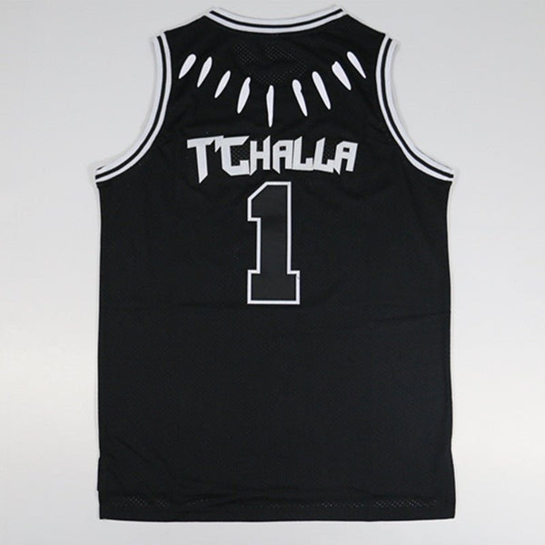 Black Panther #1 T&#39;Challa Shirts #2 Killmonger Basketball Jersey Jersey One