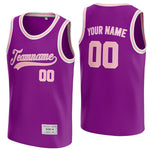 custom purple and pink basketball jersey