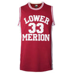 Lower Merion Kobe Bryant Jersey - Authentic HS Basketball Apparel maroon front thumbnail