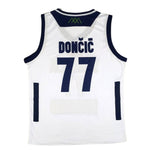 Luka Doncic Slovenia Euroleague #77 Jersey Basketball Jersey Jersey One thumbnail