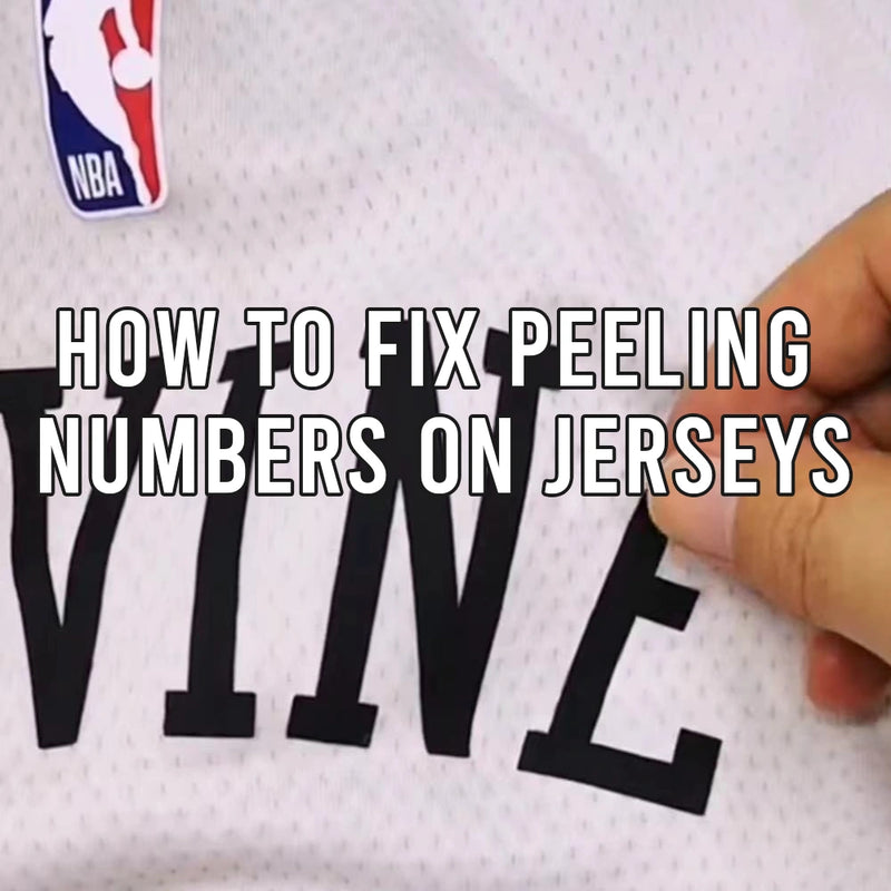 how to fix peeling letters on a jersey thumbnail