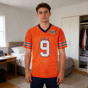 Bobby Boucher Jersey (#9) – Mud Dogs Football Jersey from The Waterboy