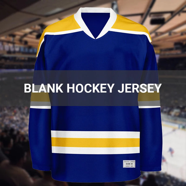 Blank Hockey Jerseys  Plain NHL Jerseys - Jersey One