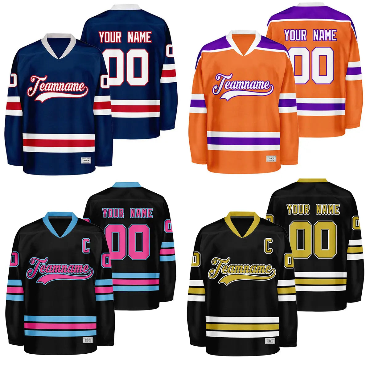 Custom Embroidered Hockey Jerseys