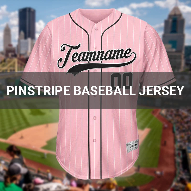 Custom Pinstripe Baseball Jersey