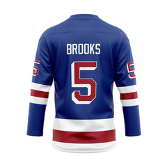 Herb Brooks Jersey - Vintage 1960 USA Hockey Jersey