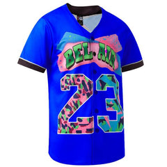 90s Bel Air 23 Printed Baseball Jersey Jersey One