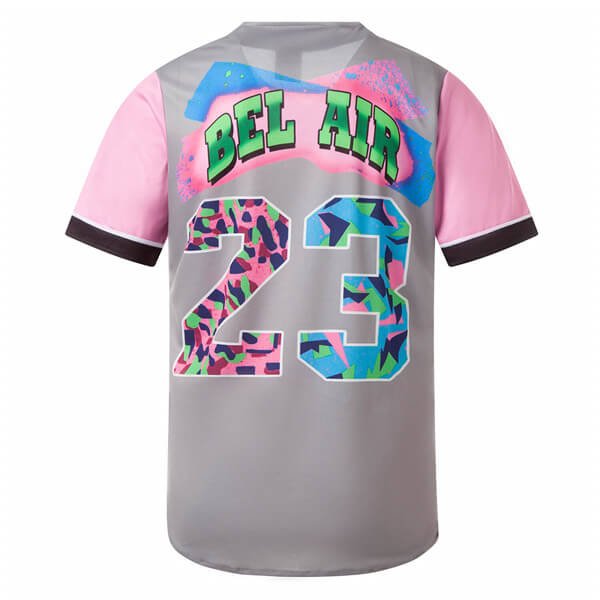 90s Bel Air 23 Printed Baseball Jersey - Jersey One