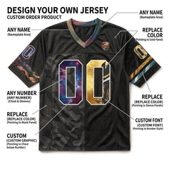 Custom Football Jersey from Photo or Sketch - Fully Stitched Personalized Any Design Jersey