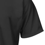 All Black Blank Baseball Jersey - Solid Black Softball Jersey thumbnail