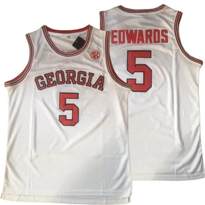 Anthony Edwards Georgia Bulldogs College Basketball Jersey #5