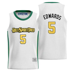 anthony edwards holy spirit preparatory high school basketball jersey black