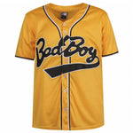 Bad Boy Yellow Baseball Jersey for Men and Women thumbnail