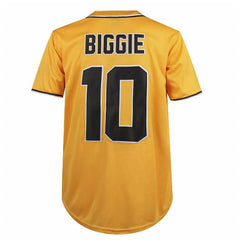 unisex Bad Boy Yellow Baseball Jersey for 90s theme party
