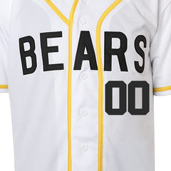 Custom Bad News Bears Chico's Bail Bonds Authentic Baseball Jersey