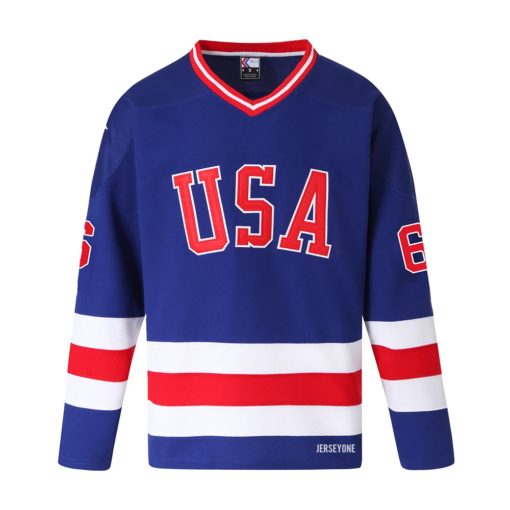 Bill Baker Jersey #6 - 1980 USA Olympic Hockey Team