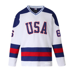 Bill Baker Jersey #6 - 1980 USA Olympic Hockey Team