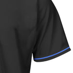 Blank Black and Blue Baseball Jersey for Men & Youth thumbnail