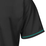 Blank Black and Deep Green Baseball Jersey for Men & Youth thumbnail