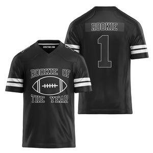 Black Rookie of The Year Football Jersey
