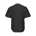 Blank Black and Red Baseball Jersey for Men & Youth thumbnail