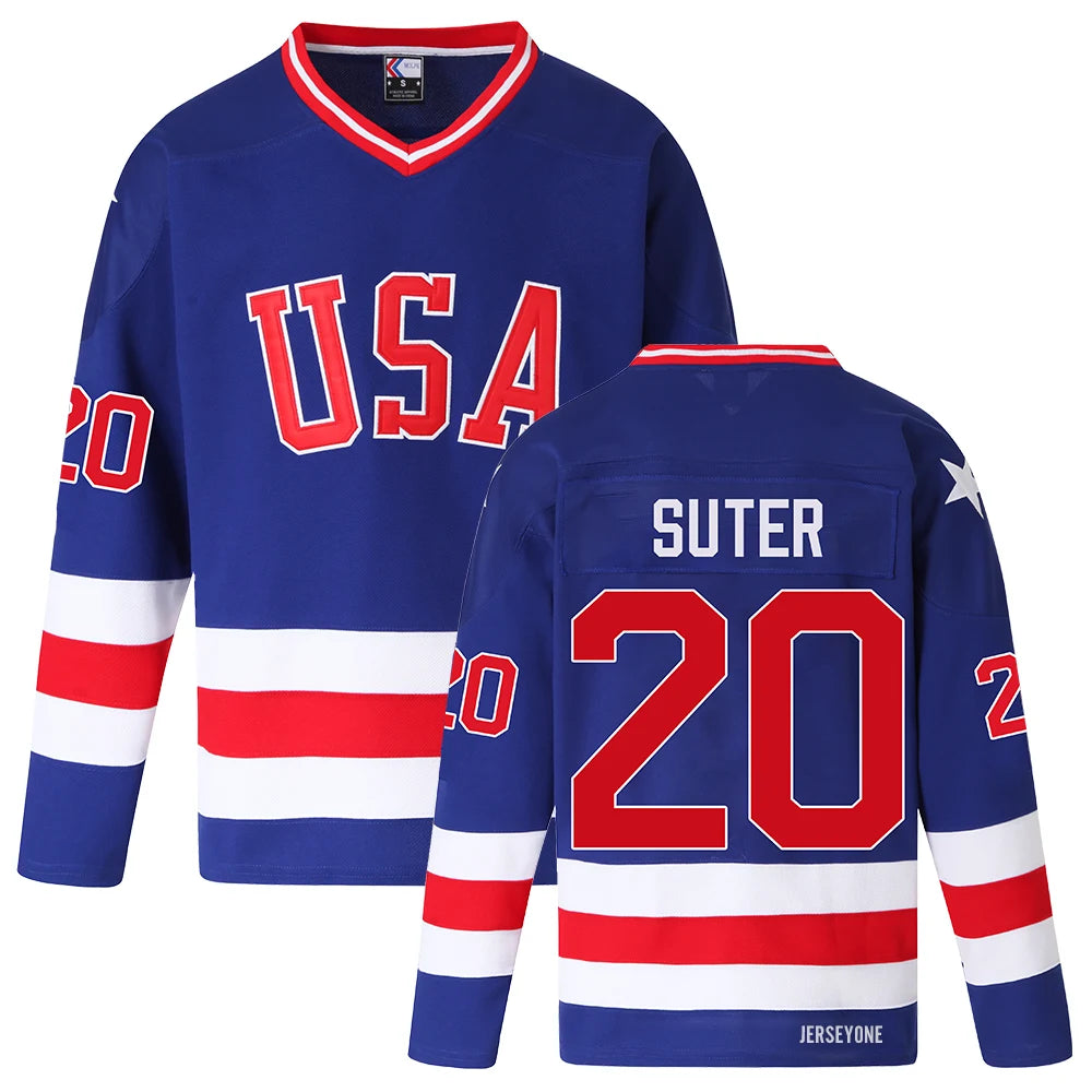 Bob Suter Retro 1980 US Miracle Jersey #20