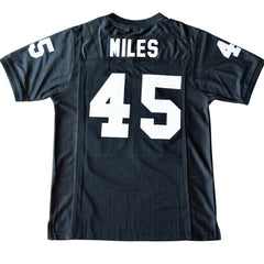 Boobie Miles #45 football jersey back view with MILES nameplate