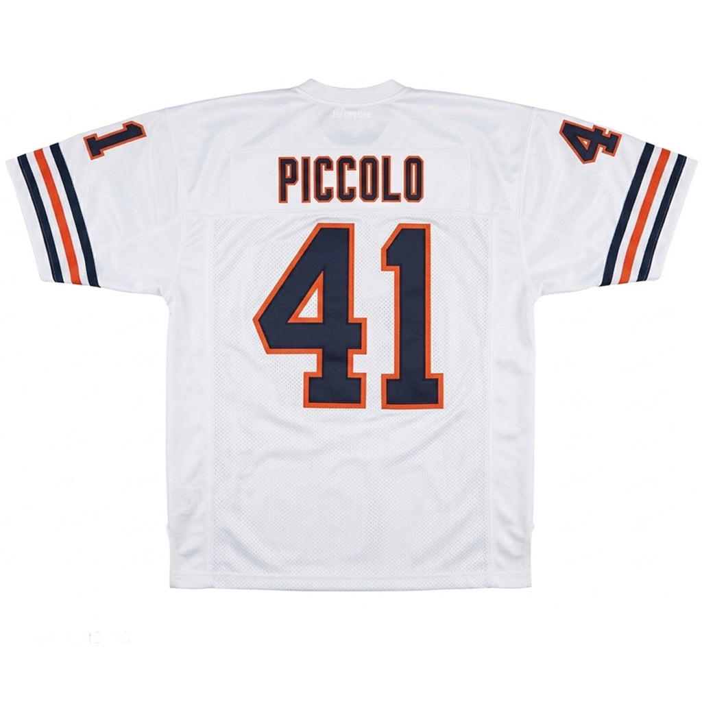 Back of Brian Piccolo #41 Football Jersey with Stitched Name and Numbers - Brian's Song Replica