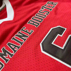 Red and Black Custom Basketball Jersey Dress