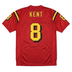 Back view of Clark Kent #8 football jersey showing KENT nameplate, Smallville Crows high school movie version thumbnail