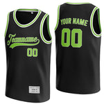 custom black and green basketball jersey thumbnail