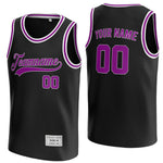 custom black and purple basketball jersey