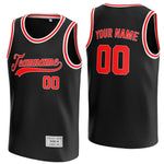 custom black and red basketball jersey thumbnail