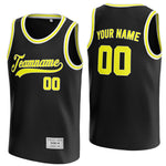 custom black and yellow basketball jersey thumbnail