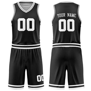 Custom Black Basketball Jersey - Just Number