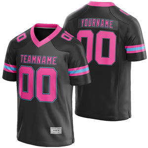Custom Miami Vice Black Football Jersey for Men/Youth