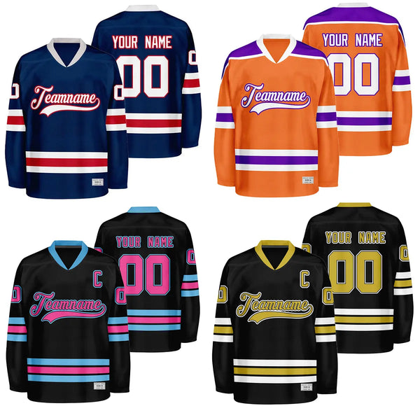 Custom Embroidery Hockey Jerseys