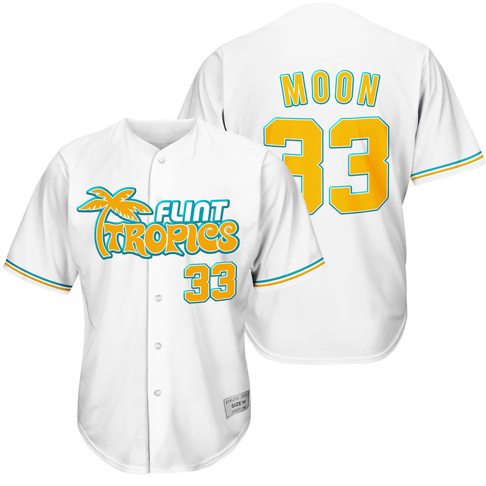 custom flint tropics baseball jersey white for women and youth